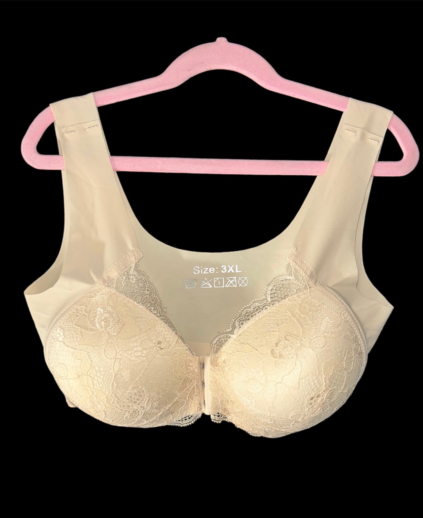 Cream Lace Bra