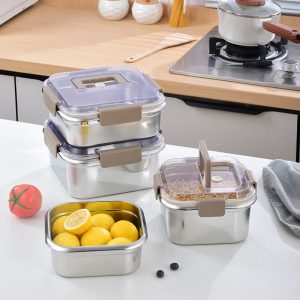 50% off for a limited time304 Stainless Steel Food Storage Containers with Lids