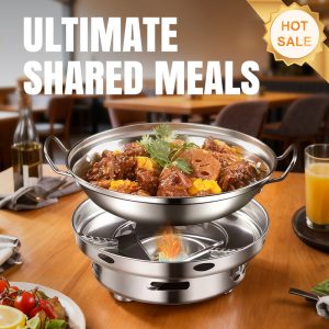 HOT SALE - OVER 800 SOLD!Windproof Alcohol Stove with Pot
