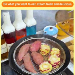 HOT SALEMulti-function Cooking Steamer Stainless Steel Drain Basket