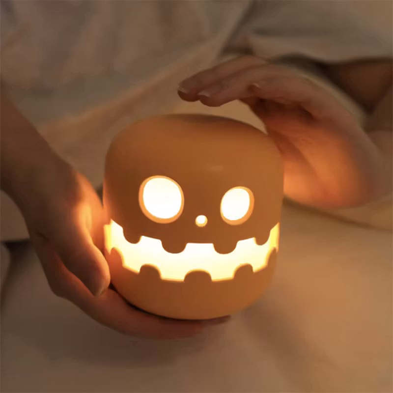Halloween Creative Pumpkin Dimming Timer Night Light