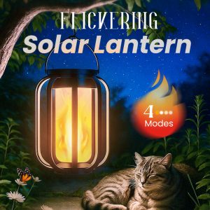 Hot Sale 50% OFF Solar Lantern Outdoor Light with 4 Modes - USB Recharge Backup,