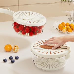 Hot Sale 50% Off New Draining Basket With Lid
