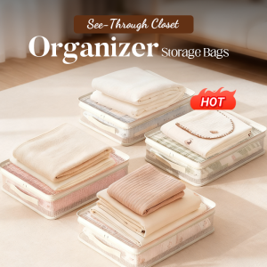 ✨LAST DAY PROMOTION - 50%OFF✨See-Through Closet Organizer Storage Bags – Clear V
