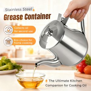 Limited-Time Promotion 50% OFFStainless Steel Oil Filter Pot