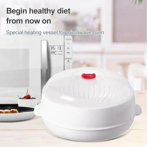 Limited stock available 50% OFFMicrowave Steamer Oven - Healthy Steam Cooking &