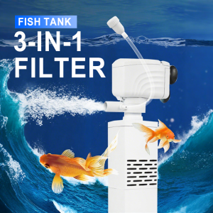 Limited-time offer-Fish Tank 3-in-1 Filter - Filtration, Oxygenation & Water Pum