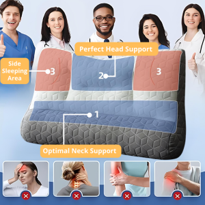 The Best Sleep Partner - Neck - relieving Pillow with Zoned Design